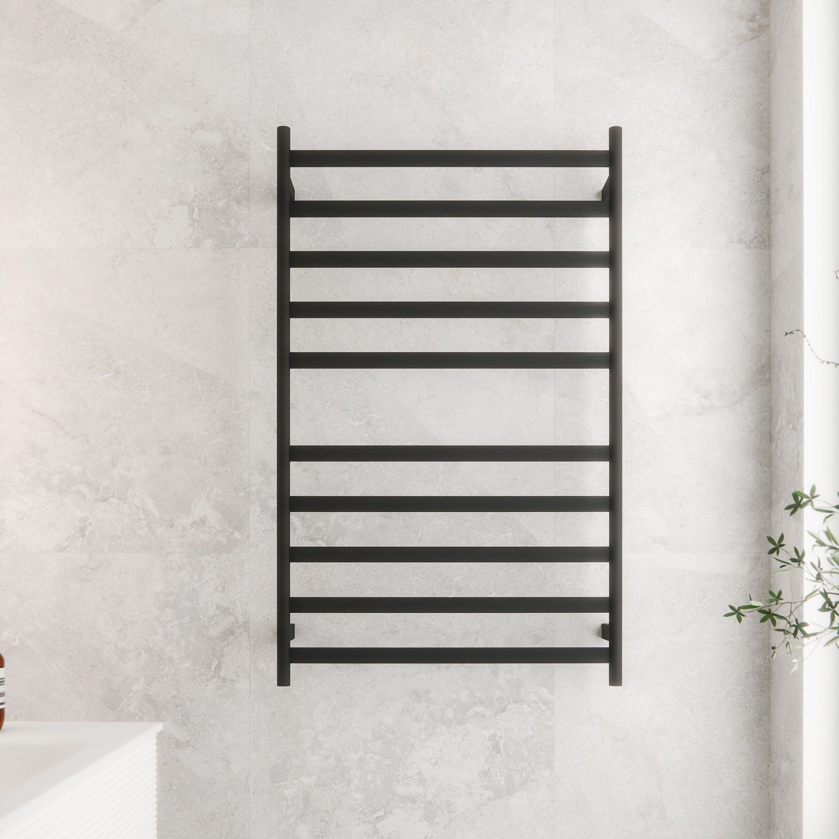 Lineare Heated Towel Ladder 1050 x 650mm gallery detail image