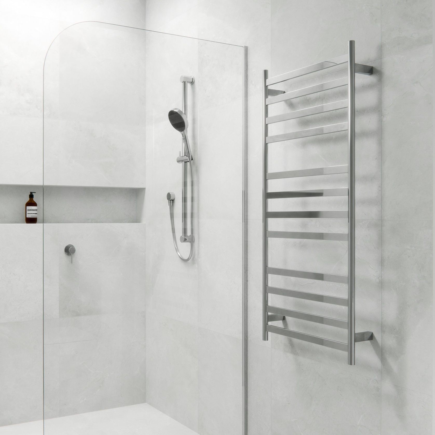 Lineare Heated Towel Ladder 1200 x 500mm gallery detail image