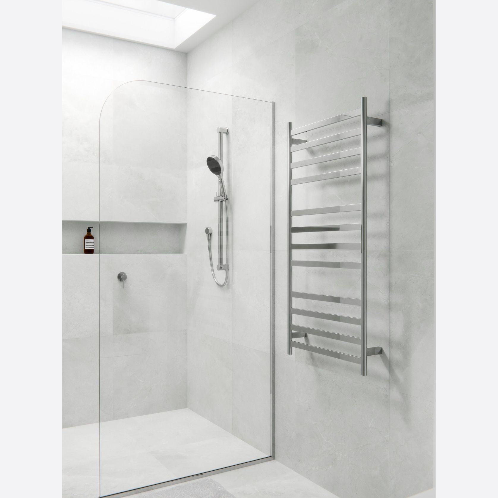 Lineare Heated Towel Ladder 1200 x 500mm gallery detail image