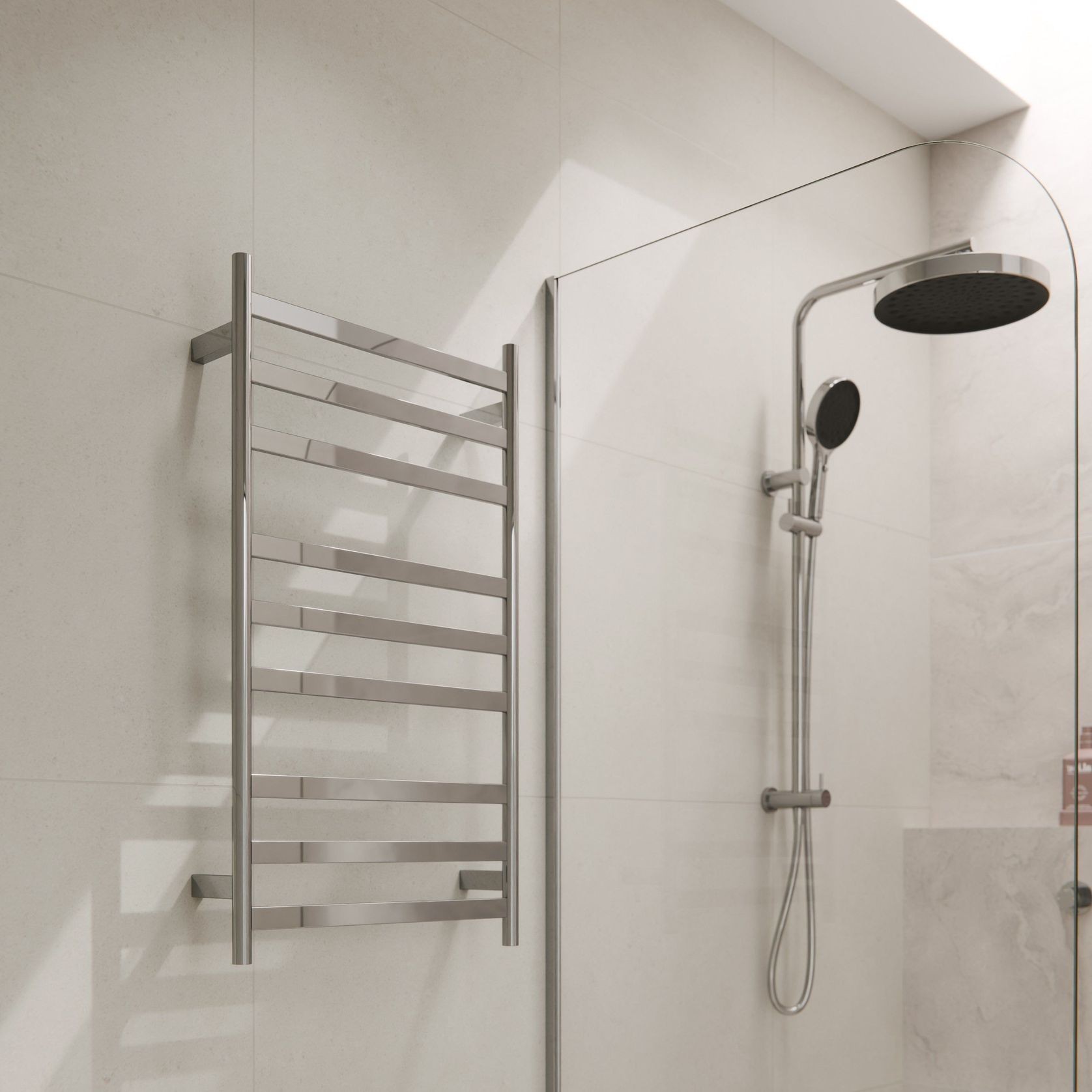 Lineare Heated Towel Ladder 900 x 500mm gallery detail image