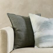Baya Flaxmill Handwoven Linen  Cushion - Sage gallery detail image