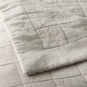 Ravello Linen Coverlet - Bone by Weave Home gallery detail image
