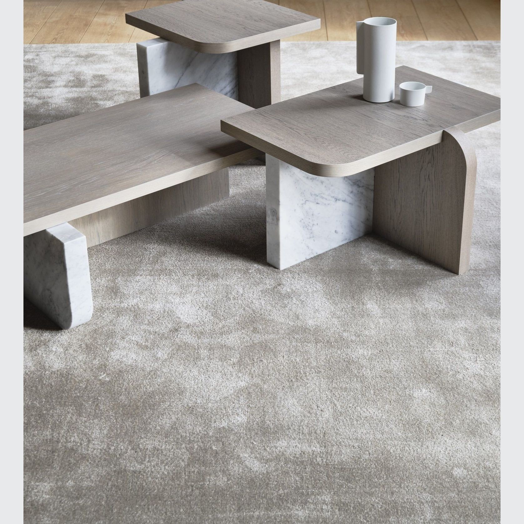 Offset coffee table gallery detail image