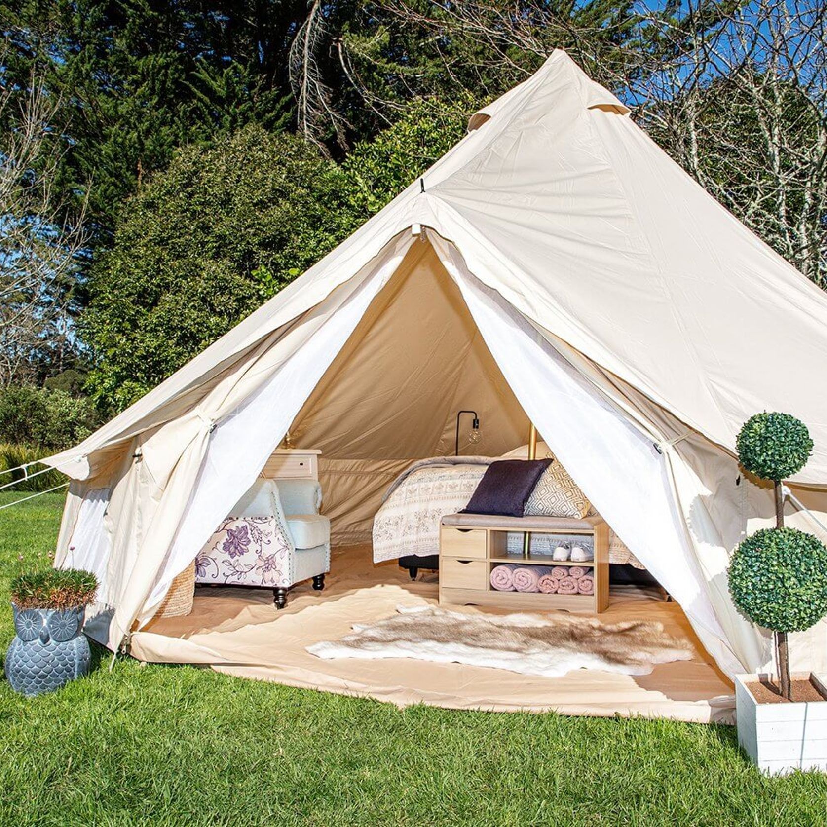 Living Culture 4m Glamping Bell Tent gallery detail image