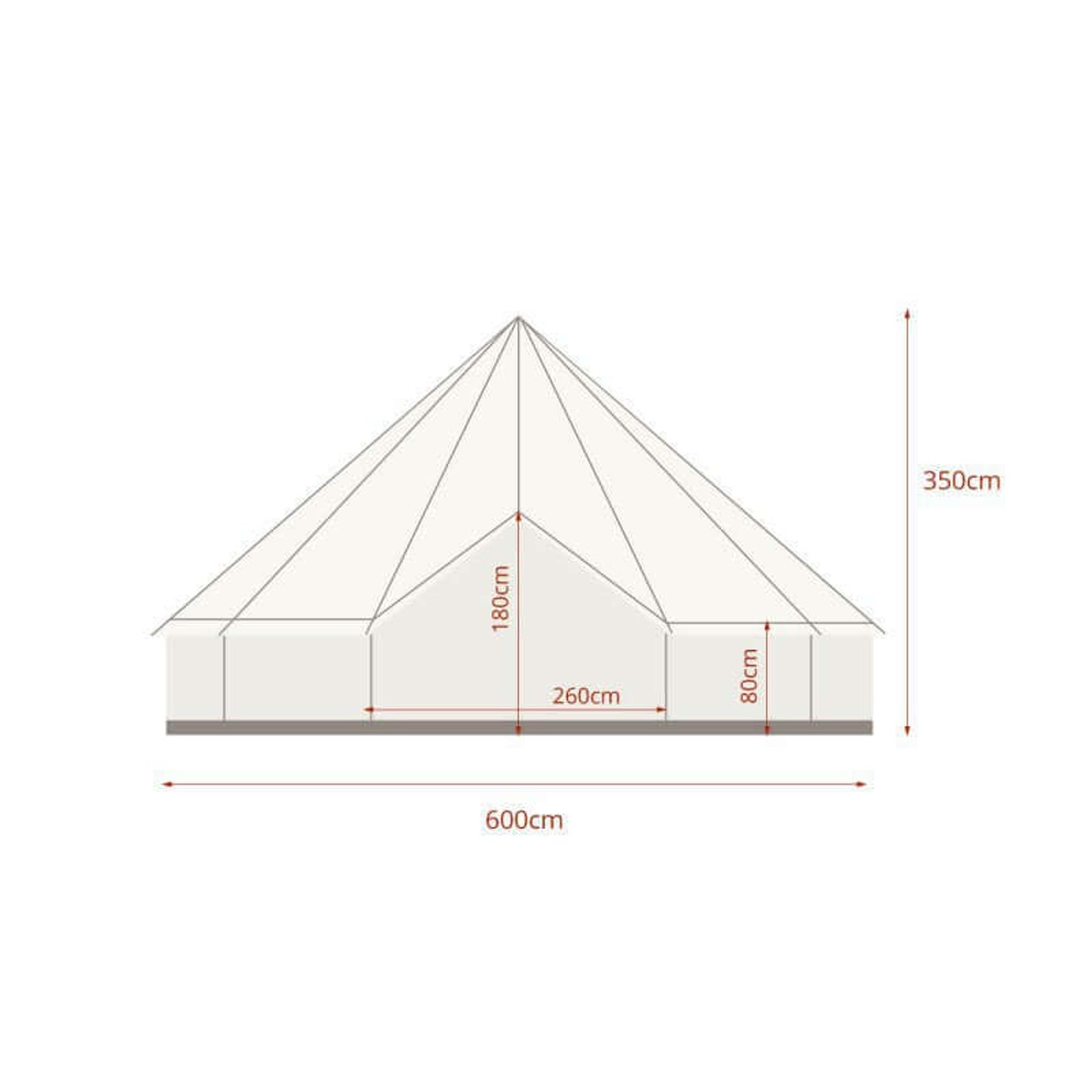 Living Culture 6m Glamping Bell Tent gallery detail image