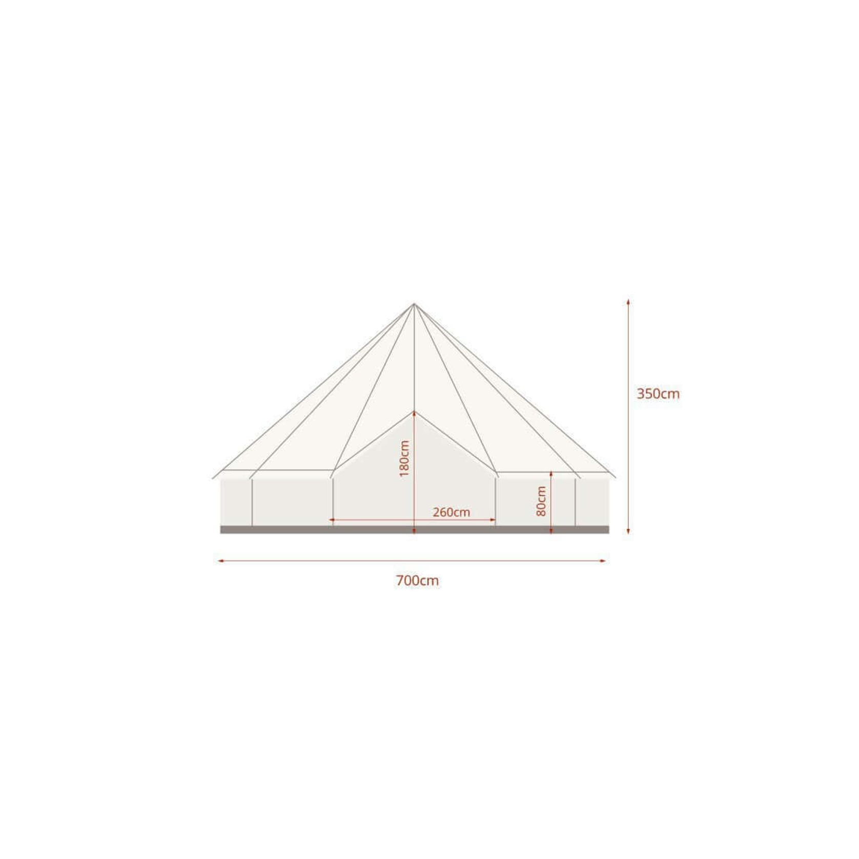 Living Culture 7m Glamping Bell Tent gallery detail image