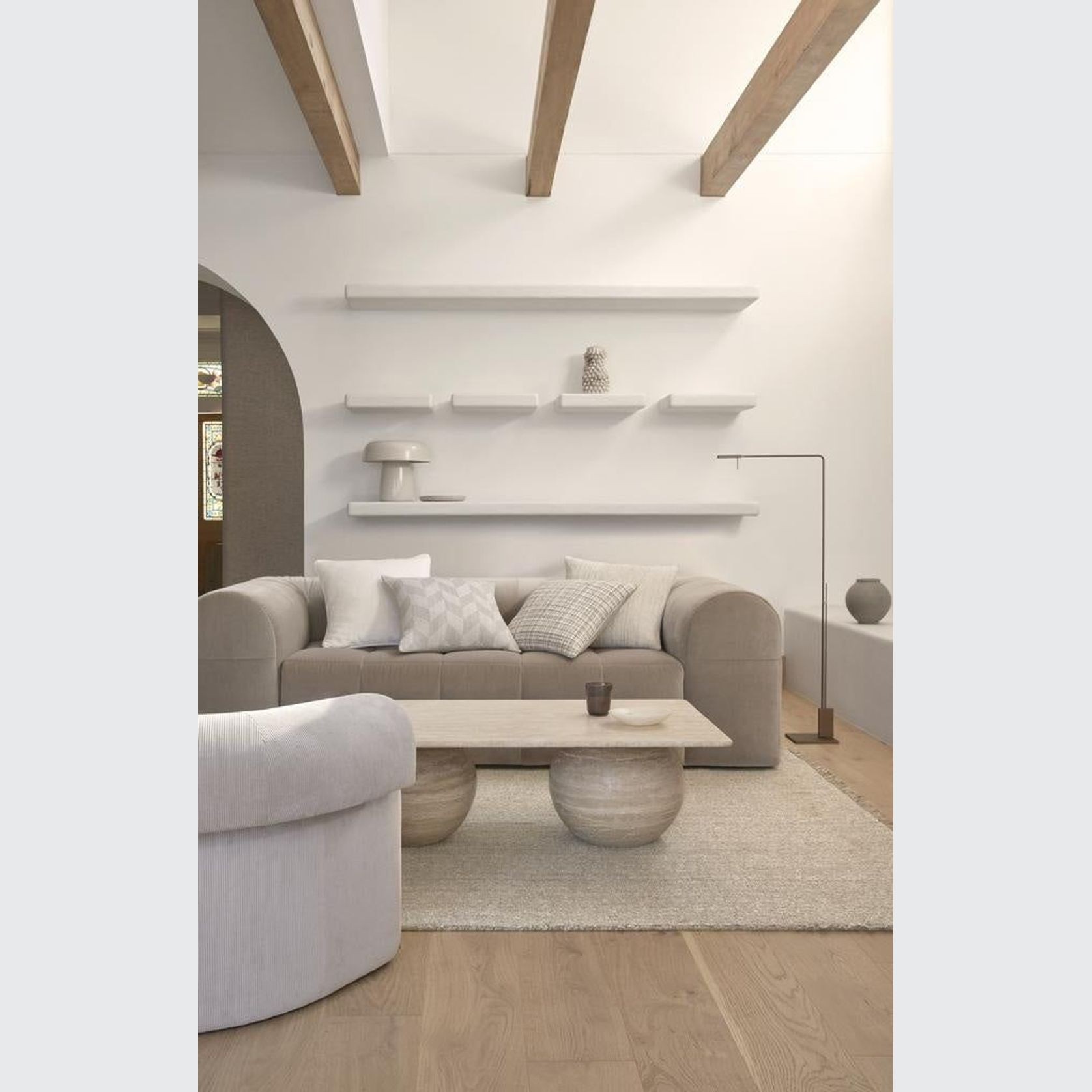 Weave Home Riva Cushion - Natural | 50 x 50cm gallery detail image