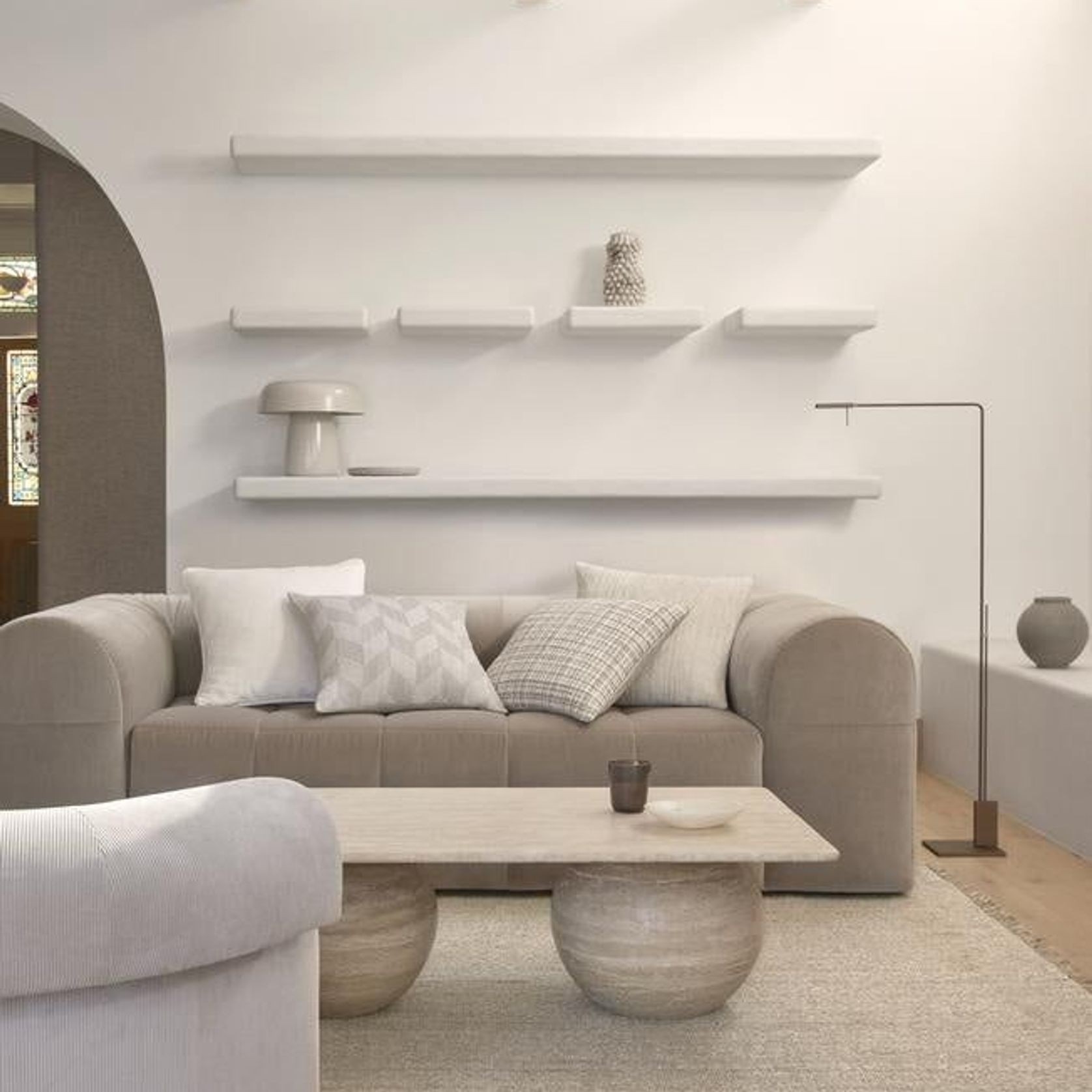 Weave Home Riva Cushion - Natural | 50 x 50cm gallery detail image