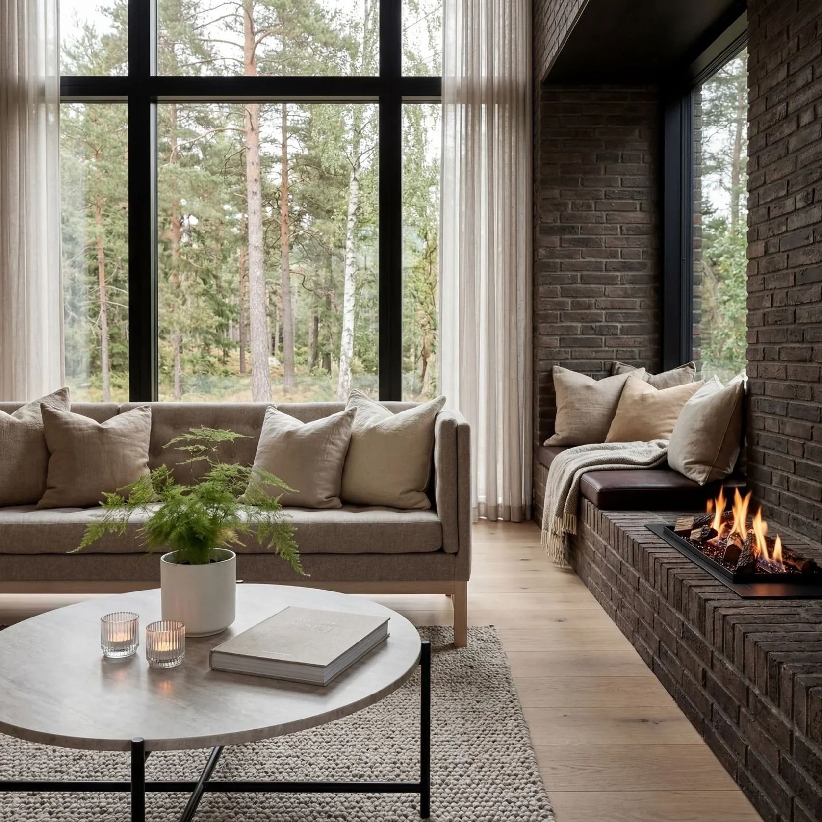 Decoflame BEV LogicWood Fireplace gallery detail image