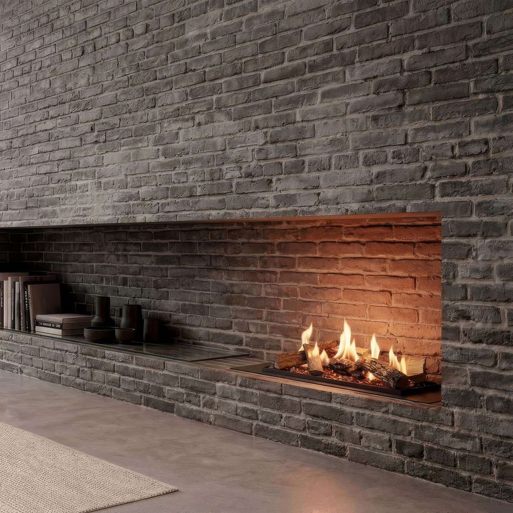 Decoflame BEV LogicWood Fireplace gallery detail image