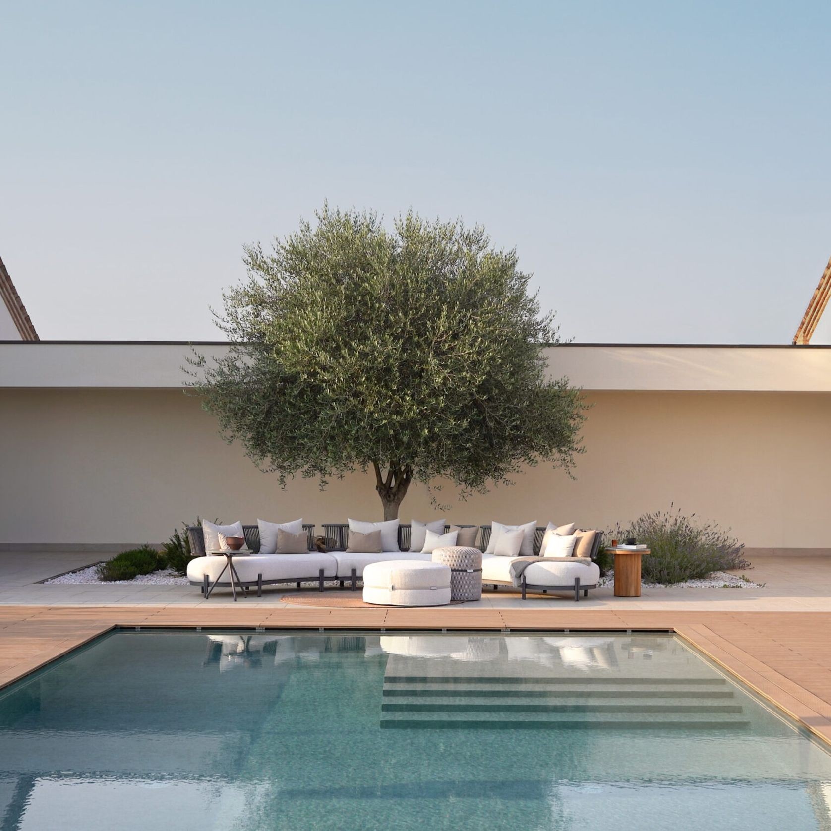 Ponente Outdoor Pouf by Atmosphera gallery detail image