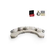 Loto Curved Modular Outdoor Sofa by Atmosphera gallery detail image