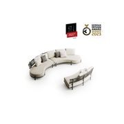 Loto Curved Modular Outdoor Sofa by Atmosphera gallery detail image