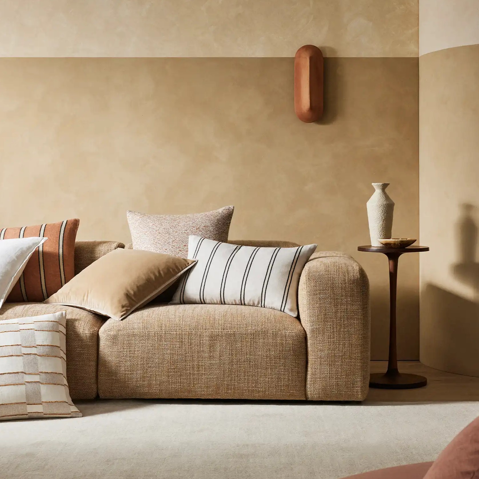 Weave Home Francesca Cushion - Copper | 50 x 50cm gallery detail image