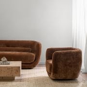 Luca Swivel Chair | Copper gallery detail image