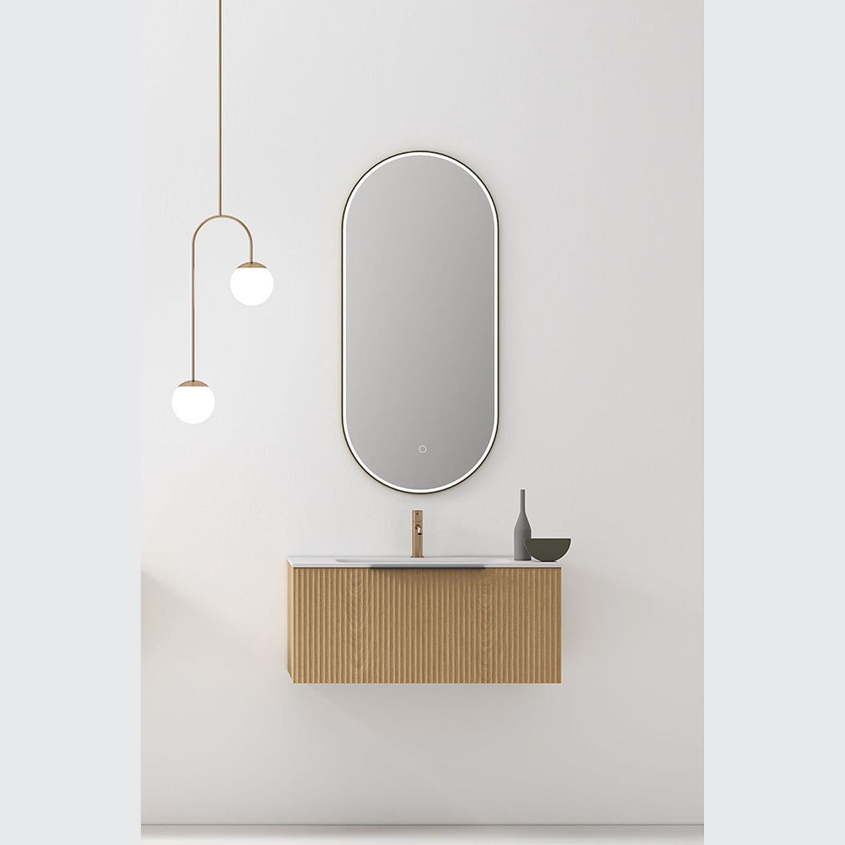 Hamilton 900 Natural Veneer Vanity ArchiPro NZ