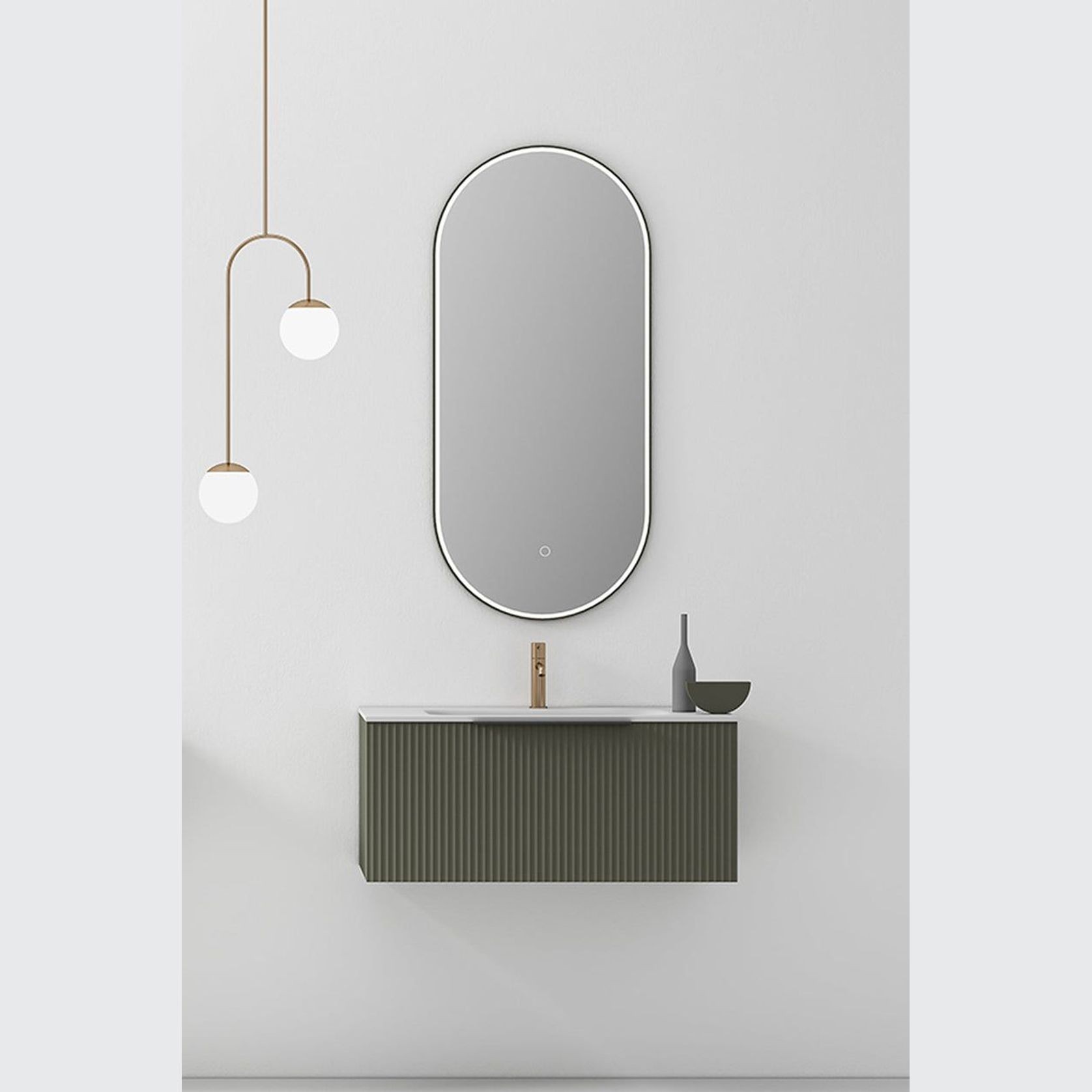 Hamilton 900 Green Grey Vanity ArchiPro NZ