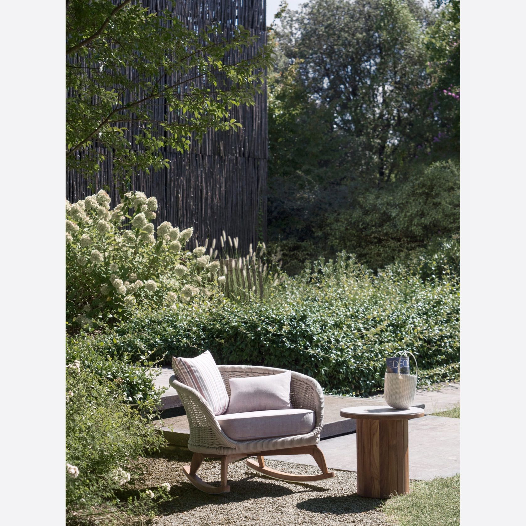 Ludo Outdoor Rocking Armchair by Atmosphera gallery detail image
