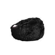 Lush Fur Bean Bag - Black gallery detail image