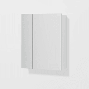 Luxe 600mm Mirror Cabinet | 2 Door gallery detail image