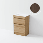 Luxe 600 Slim Floorstanding Vanity | 2 Drawer gallery detail image