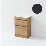 Luxe 600 Slim Floorstanding Vanity | 2 Drawer gallery detail image