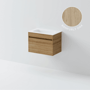 Luxe 600 Slim Wall Hung Vanity | 1 Drawer gallery detail image
