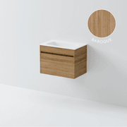 Luxe 600 Slim Wall Hung Vanity | 1 Drawer gallery detail image