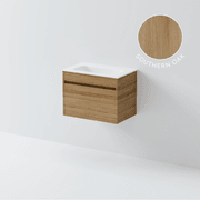 Luxe 600 Slim Wall Hung Vanity | 1 Drawer gallery detail image