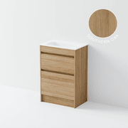 Luxe 600 Slim Floorstanding Vanity | 2 Drawer gallery detail image