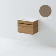 Luxe 600 Slim Wall Hung Vanity | 1 Drawer gallery detail image