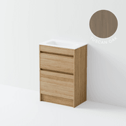 Luxe 600 Slim Floorstanding Vanity | 2 Drawer gallery detail image