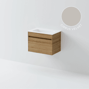 Luxe 600 Slim Wall Hung Vanity | 1 Drawer gallery detail image