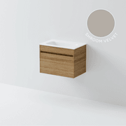 Luxe 600 Slim Wall Hung Vanity | 1 Drawer gallery detail image