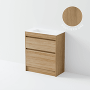 Luxe 750 Slim Floorstanding Vanity | 2 Drawer gallery detail image