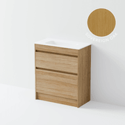 Luxe 750 Slim Floorstanding Vanity | 2 Drawer gallery detail image