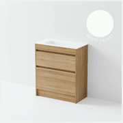 Luxe 750 Slim Floorstanding Vanity | 2 Drawer gallery detail image