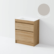 Luxe 750 Slim Floorstanding Vanity | 2 Drawer gallery detail image