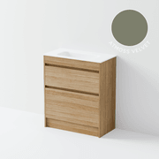 Luxe 750 Slim Floorstanding Vanity | 2 Drawer gallery detail image