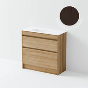 Luxe 900 Slim Floorstanding Vanity | 2 Drawer gallery detail image