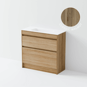 Luxe 900 Slim Floorstanding Vanity | 2 Drawer gallery detail image