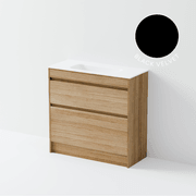 Luxe 900 Slim Floorstanding Vanity | 2 Drawer gallery detail image