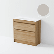 Luxe 900 Slim Floorstanding Vanity | 2 Drawer gallery detail image