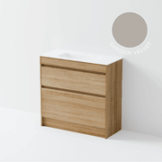 Luxe 900 Slim Floorstanding Vanity | 2 Drawer gallery detail image