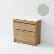 Luxe 900 Slim Floorstanding Vanity | 2 Drawer gallery detail image