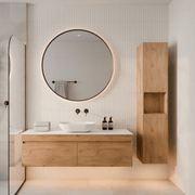Luxe Tall Bathroom Storage Cabinet gallery detail image