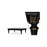 Elegant Black and Gold Luxury Coffee Table gallery detail image