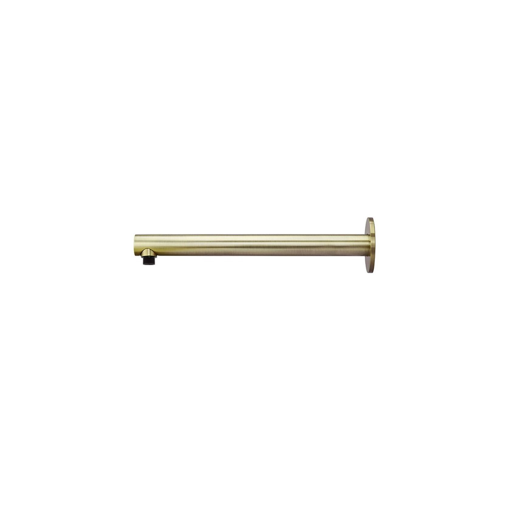 Round Wall Shower Arm 400mm - Tiger Bronze gallery detail image
