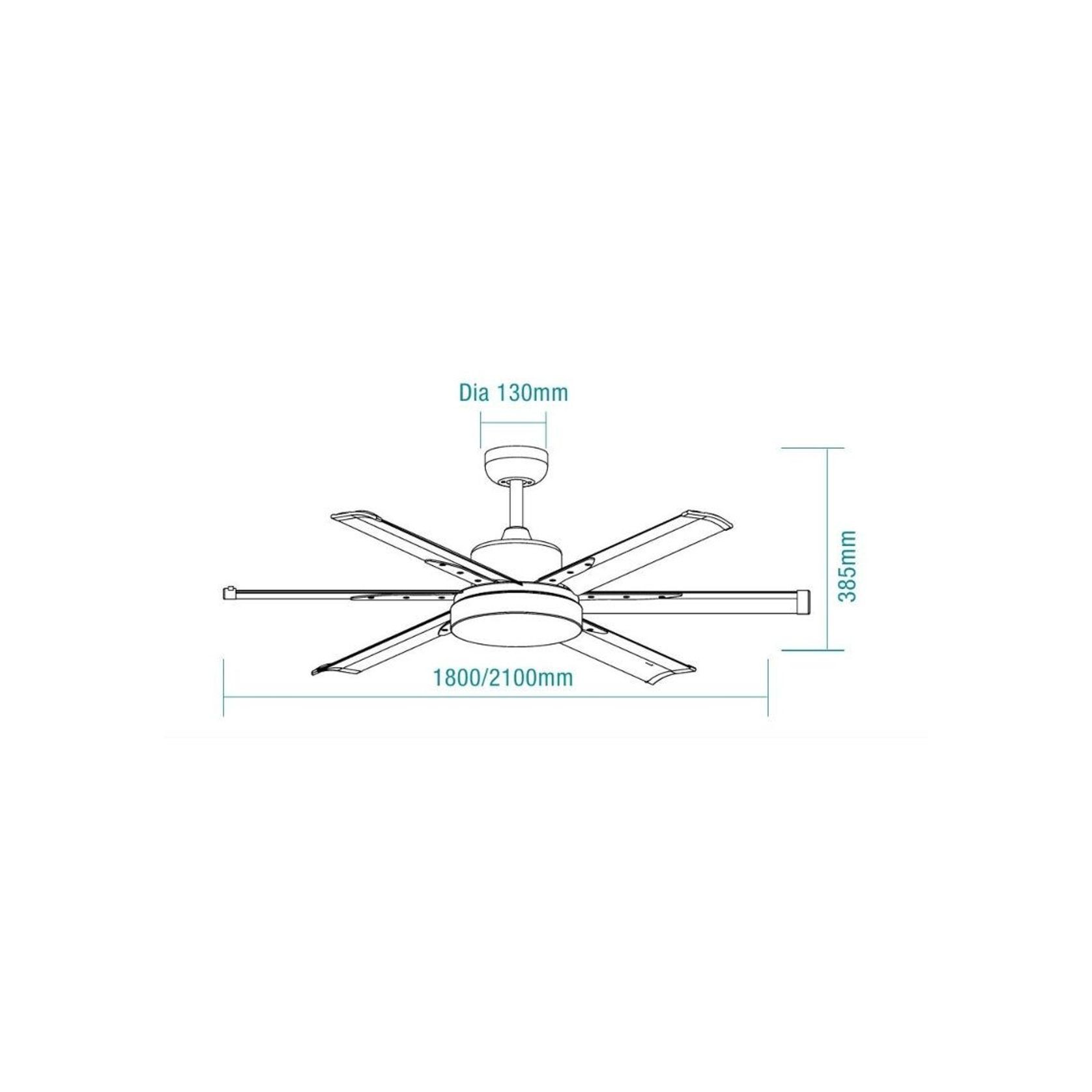 Martec Albatross 72" DC Ceiling Fan gallery detail image