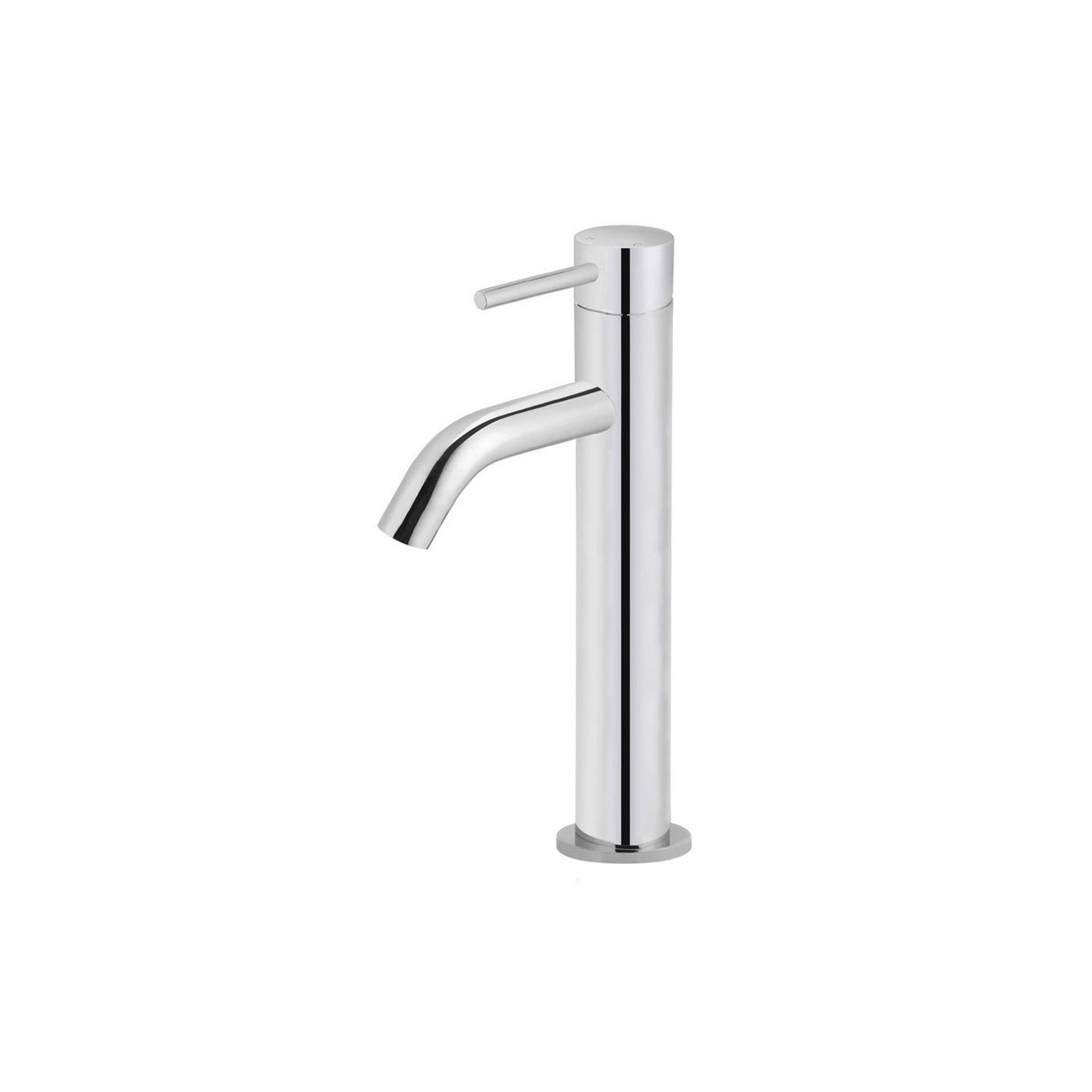 Meir Piccola Tall Basin Mixer Tap with 130mm Spout - Lustre Bronze gallery detail image